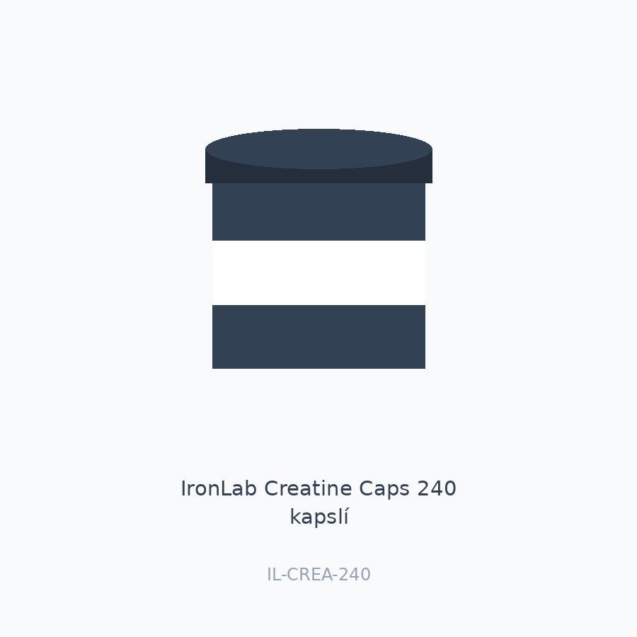IronLab Creatine Caps 240 kapslí