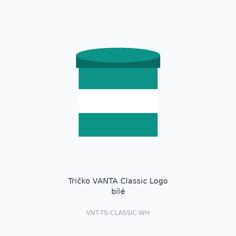 Tričko VANTA Classic Logo bílé