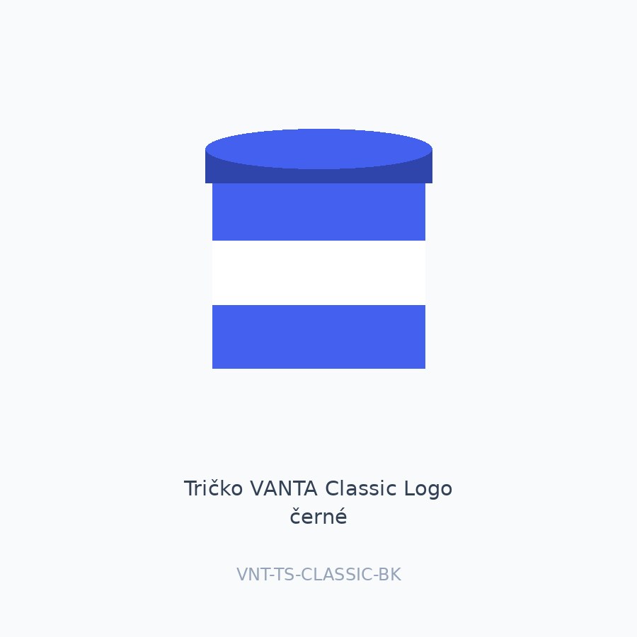 Tričko VANTA Classic Logo černé
