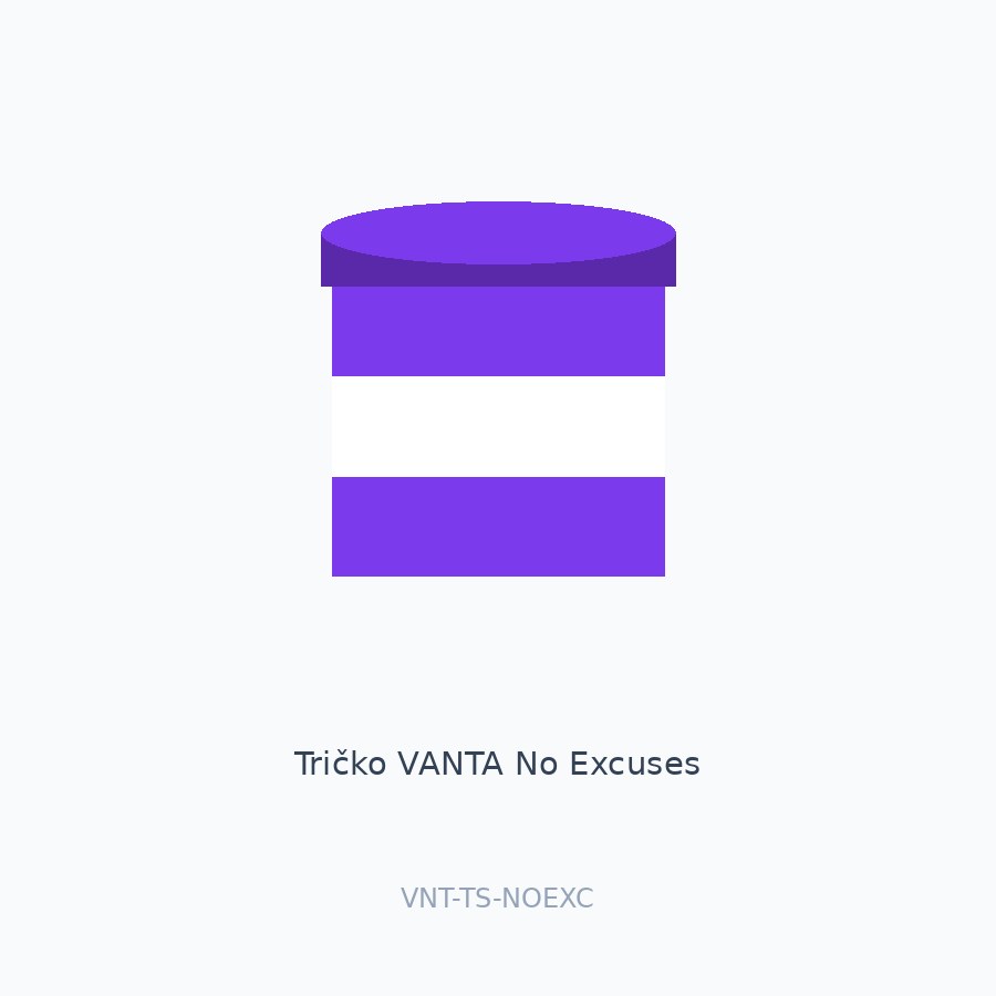 Tričko VANTA No Excuses