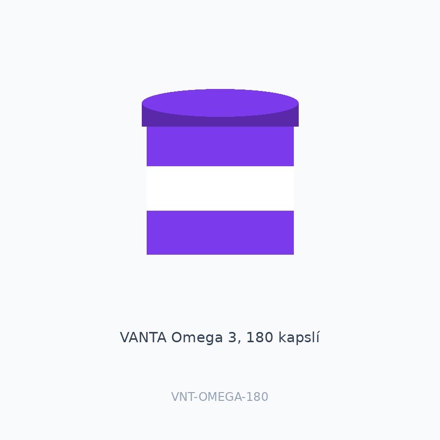 VANTA Omega 3, 180 kapslí